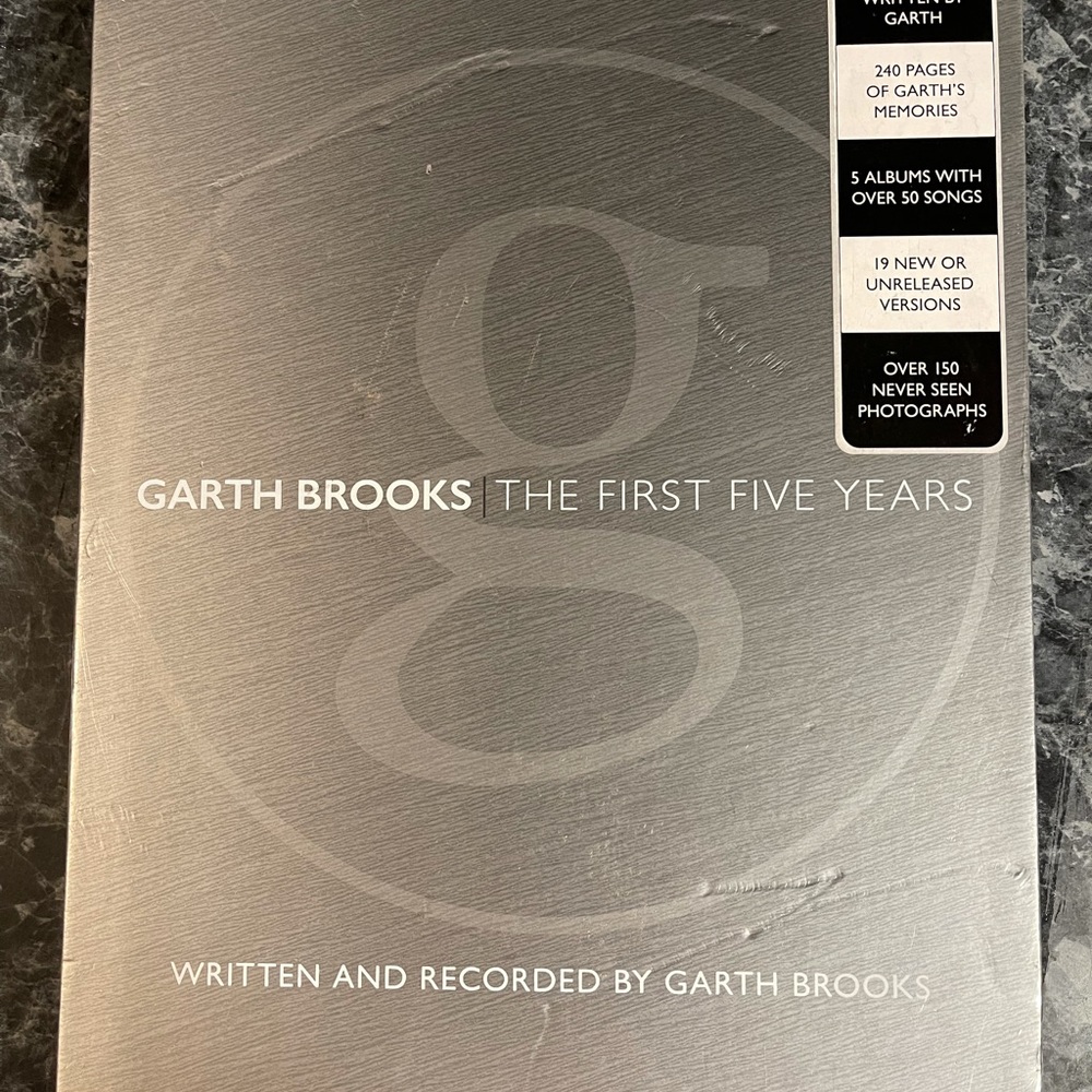 Garth Brooks Book and 5 CDs